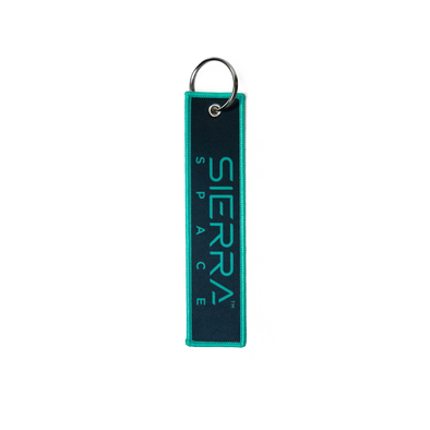 Remove Before Flight Keychain - Sierra Space® Teal Logo