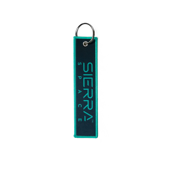 Remove Before Flight Keychain - Sierra Space™ Teal Logo