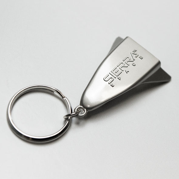 Sierra Space™ - Dream Chaser Silver 3D keychain