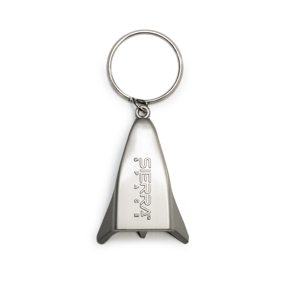Sierra Space™ - Dream Chaser Silver 3D keychain