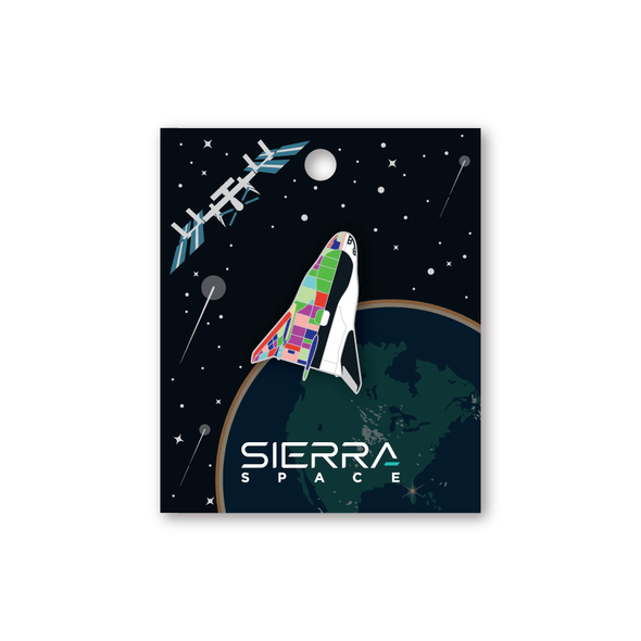 Sierra Space™ Multicolor Dream Chaser Enamel Pin